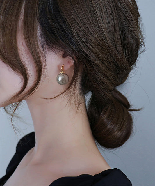 Boucles d'oreilles à tige en perles dorées et cuivre surdorées - Wavlynn