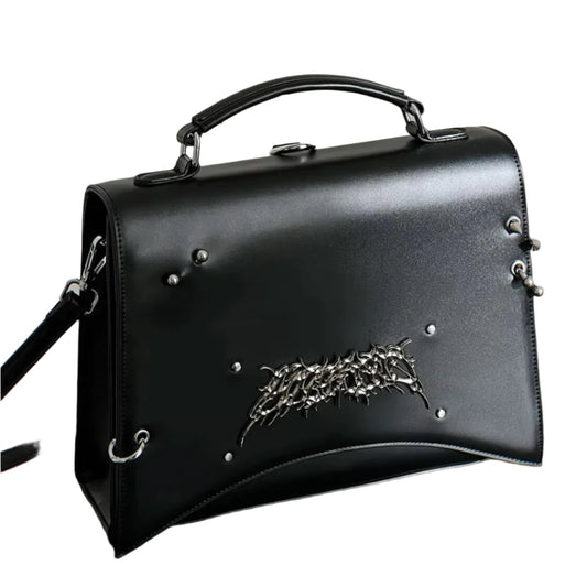 Rebel Chrome Messenger Bag - Wavlynn