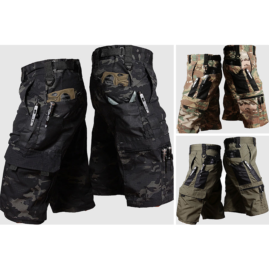 Felix Grant Delta Force cargo shorts cotton-polyester blend multi-pocket zipper fly warm weather