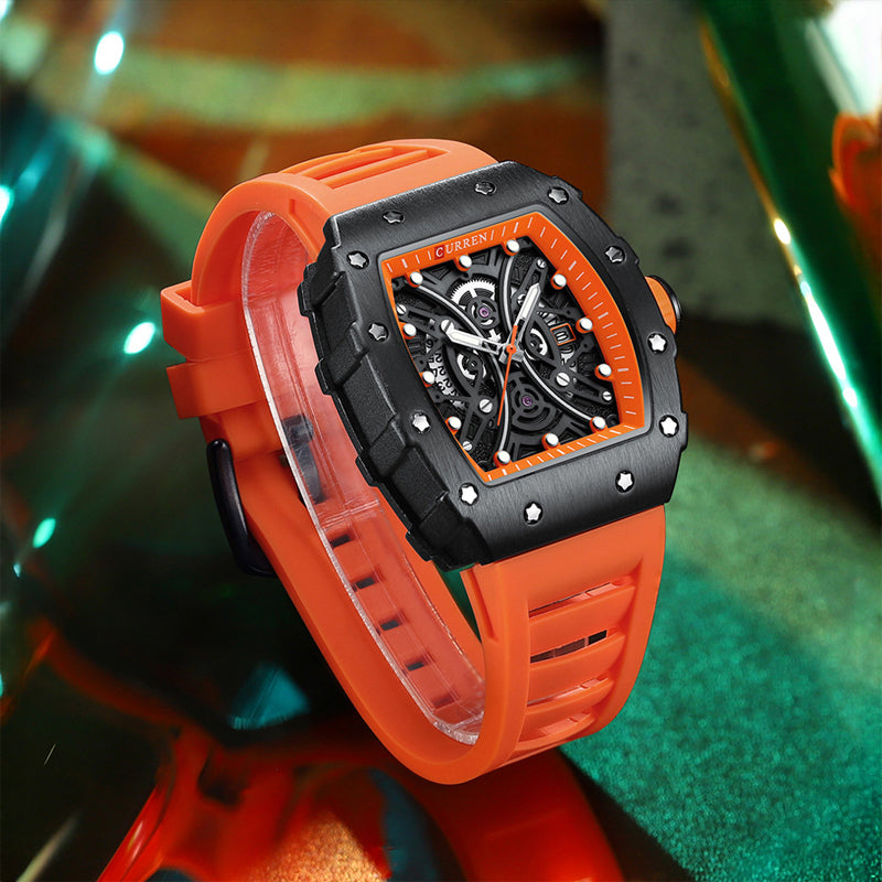 Felix Grant Paramount Vector Watch tonneau-shaped case multi-layered dial bold modern horology