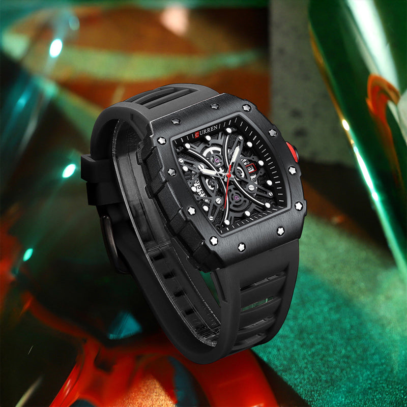 Felix Grant Paramount Vector Watch tonneau-shaped case multi-layered dial bold modern horology