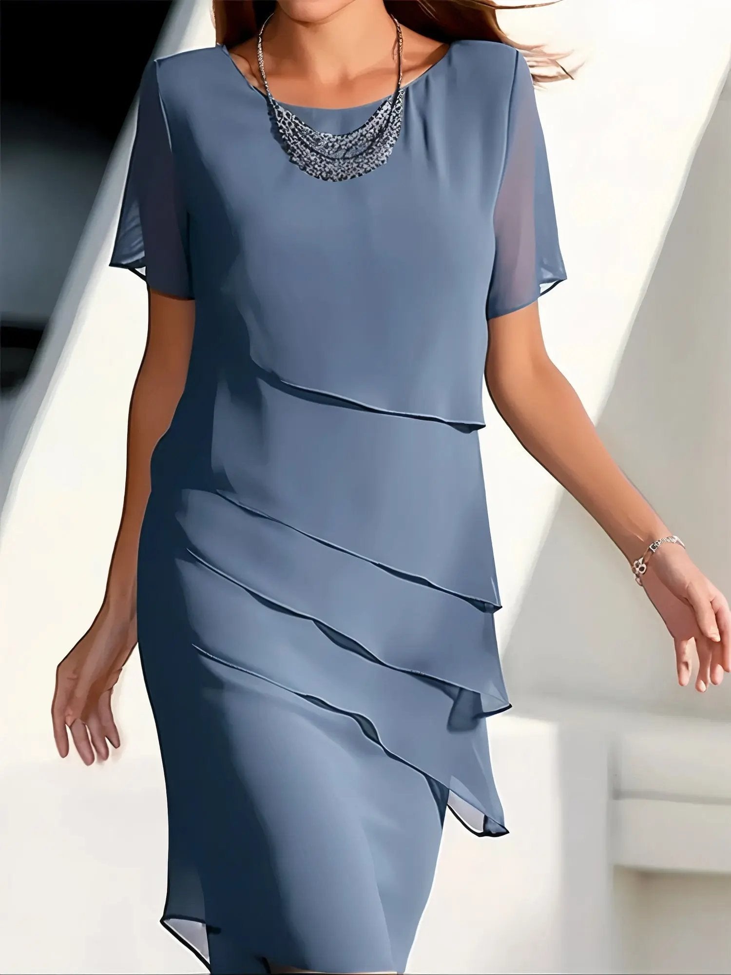 Flowing Tiered Dress