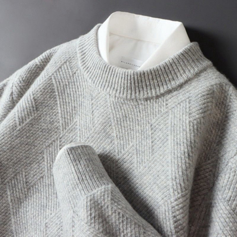 François Blanchet unisex cashmere blend sweater soft luxury knit in neutral tone for everyday elegance