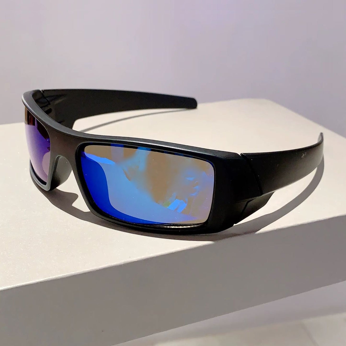 Glacier Vision oversized sunglasses with bold colorful frames and lightweight polycarbonate lenses