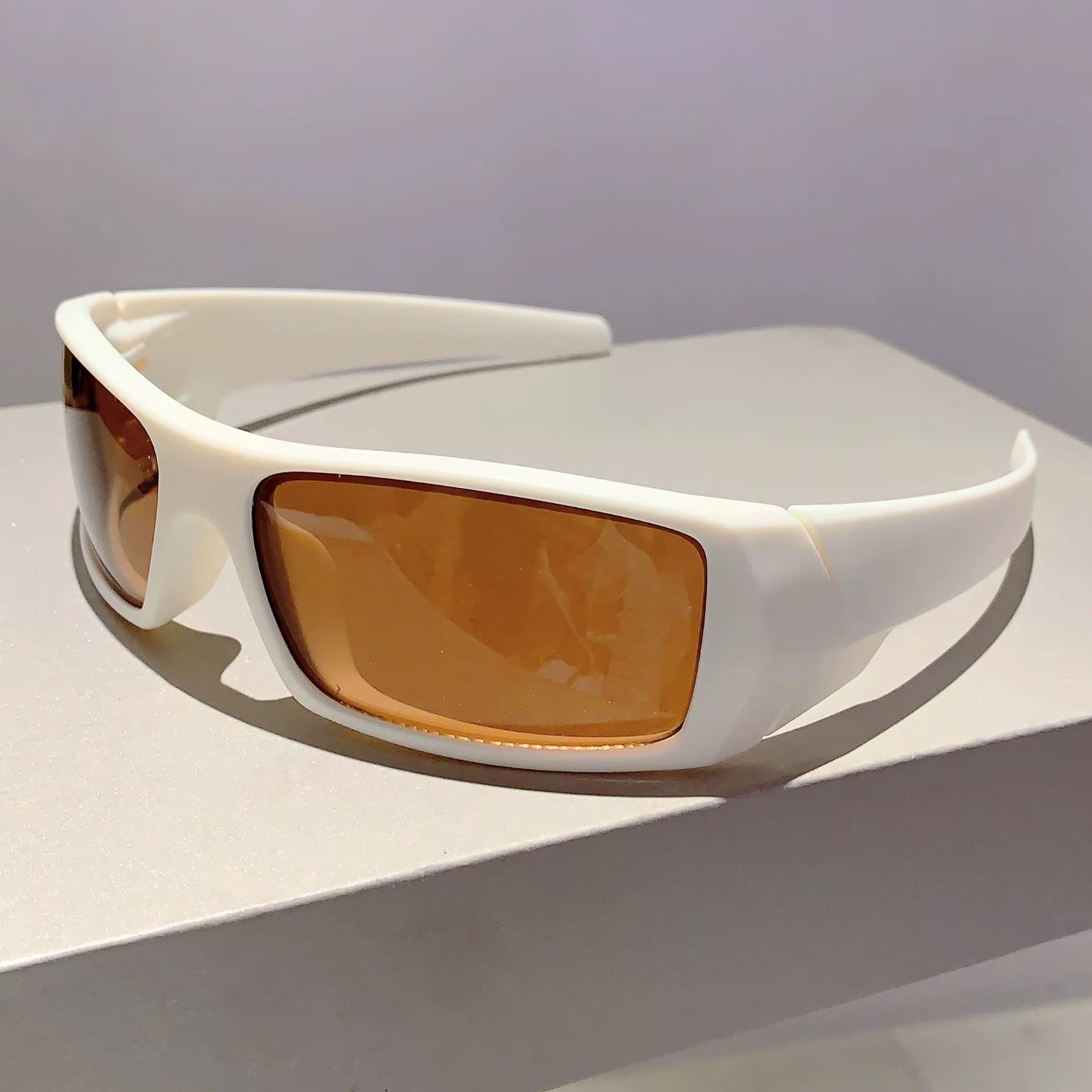Glacier Vision oversized sunglasses with bold colorful frames and lightweight polycarbonate lenses