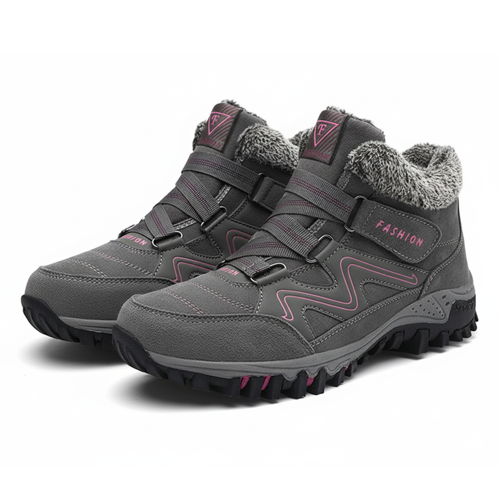 Black comfort waterproof ankle boots with comfort support cushioned insole slip-on everyday style