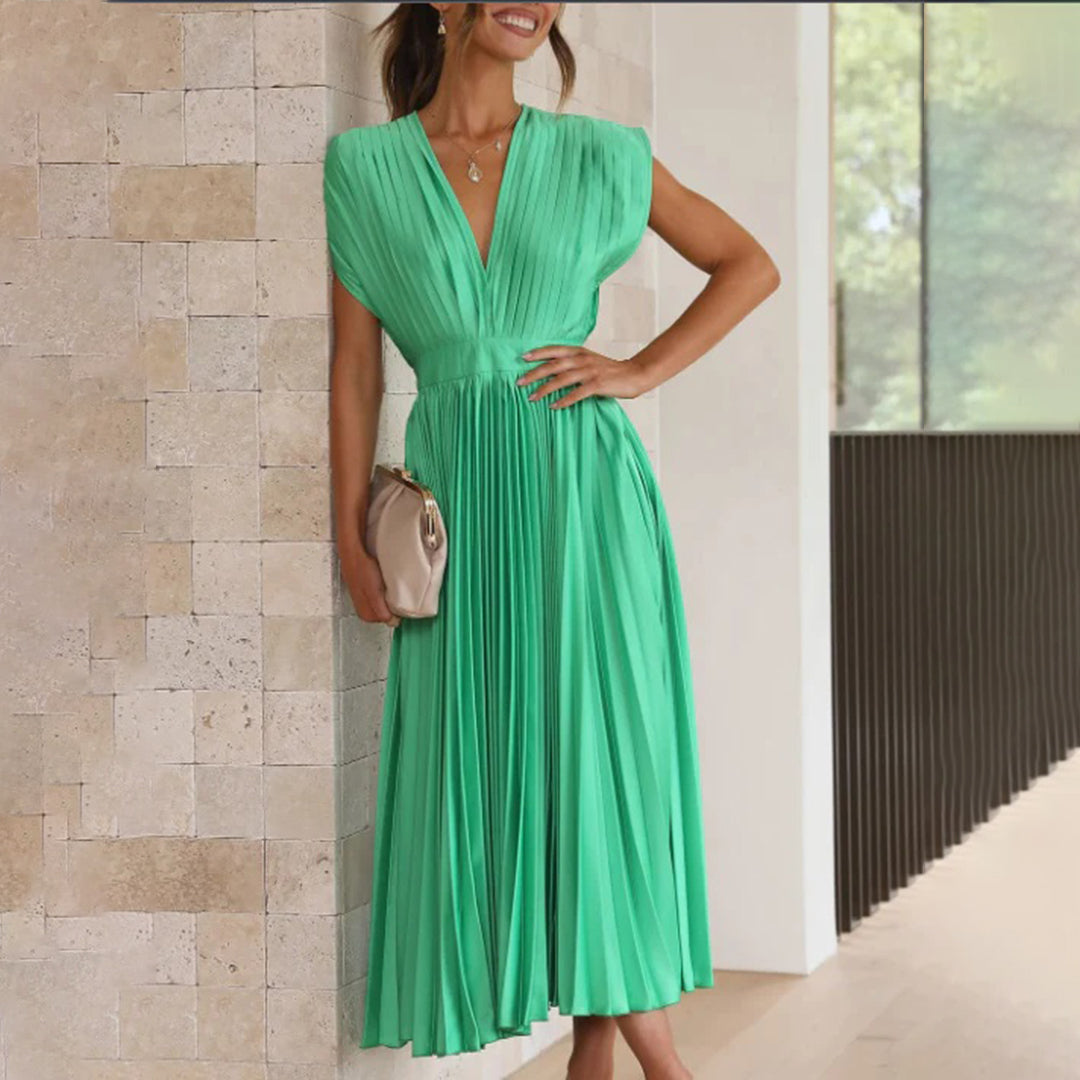 Maren women's wedding guest dress elegant flowy silhouette timeless feminine style