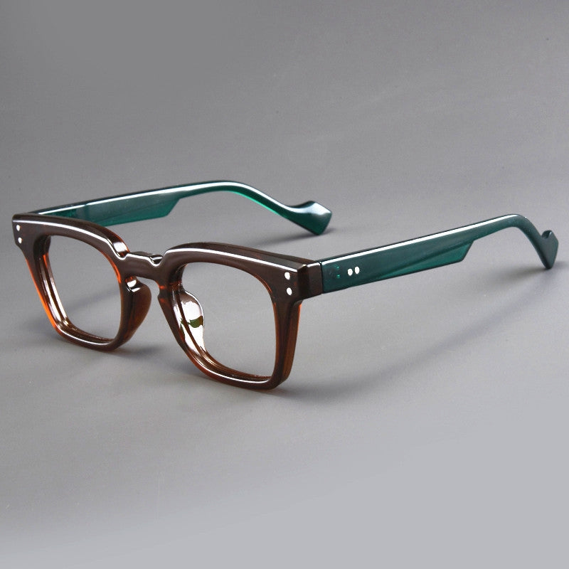 Tenley tortoise acetate reading glasses with bold frames and scratch-resistant high-definition lenses