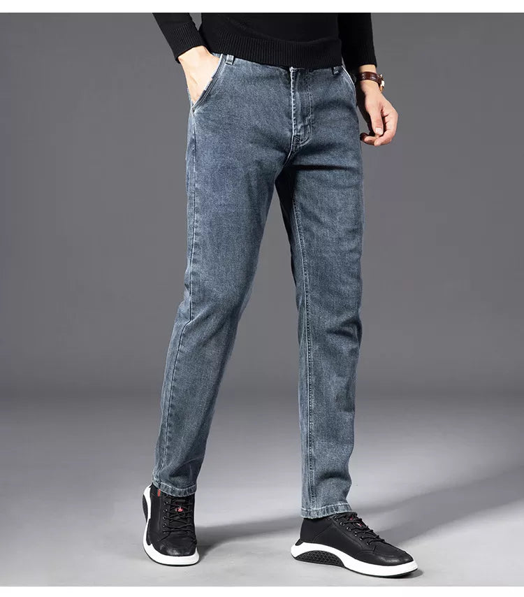 Ikigai slim-fit stretch denim jeans classic blue everyday comfortable modern cut