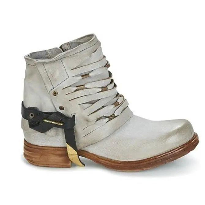 Women's chic heeled ankle boots in classic black PU leather with versatile block heel design