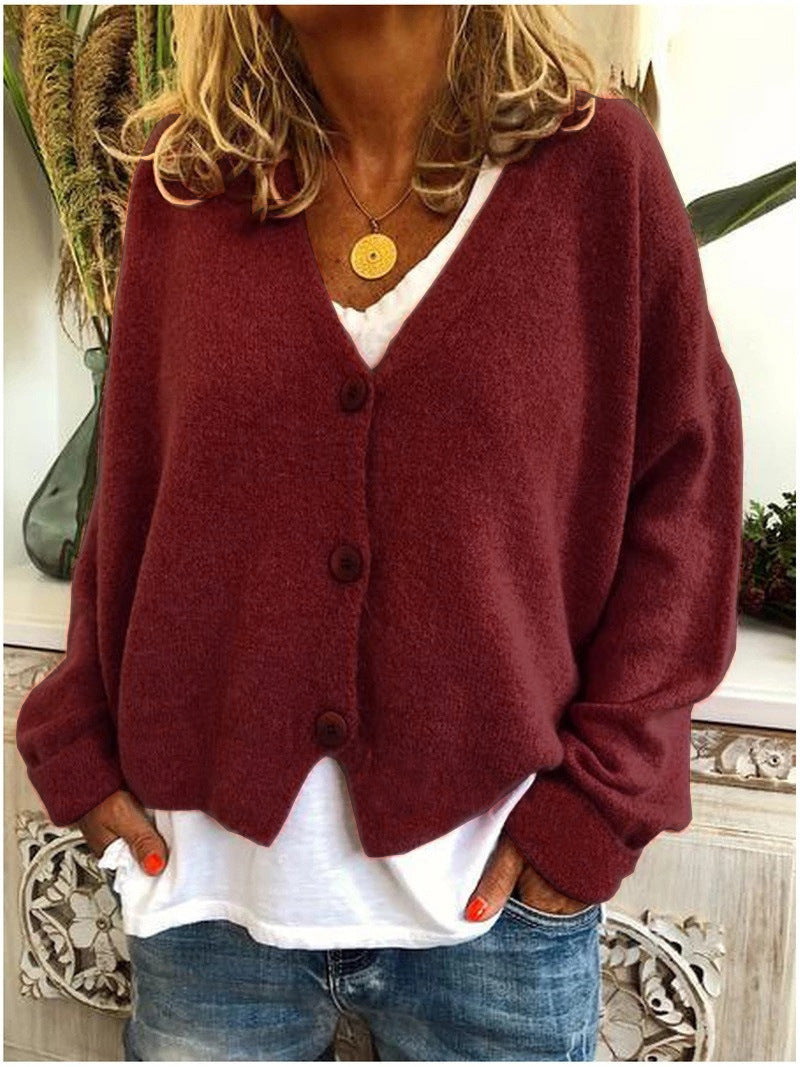 Shannon knit cardigan in neutral tone, lightweight flattering drape for effortless everyday layering
