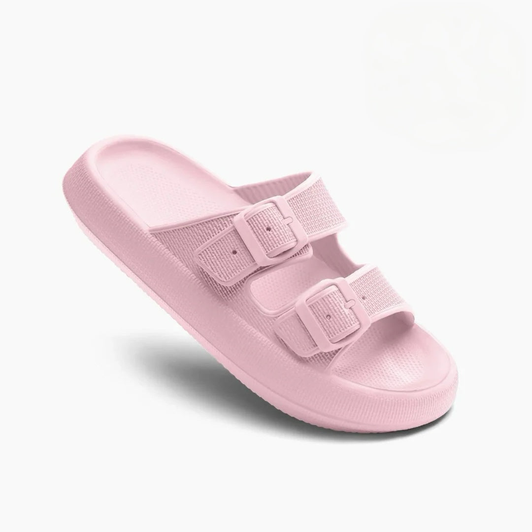 Marlowe women's sandals in elegant neutral tones with supportive fit and refined minimalist design