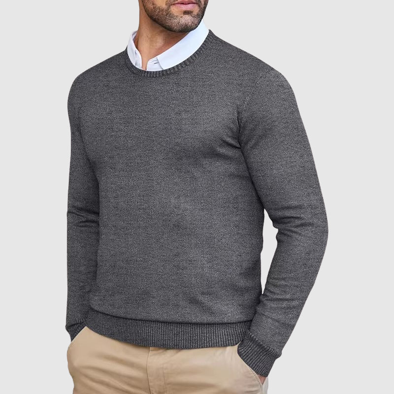 Roberto Russo Il Maestro artisan-crafted sweater in premium fibers, tailored fit with precise stitching detail