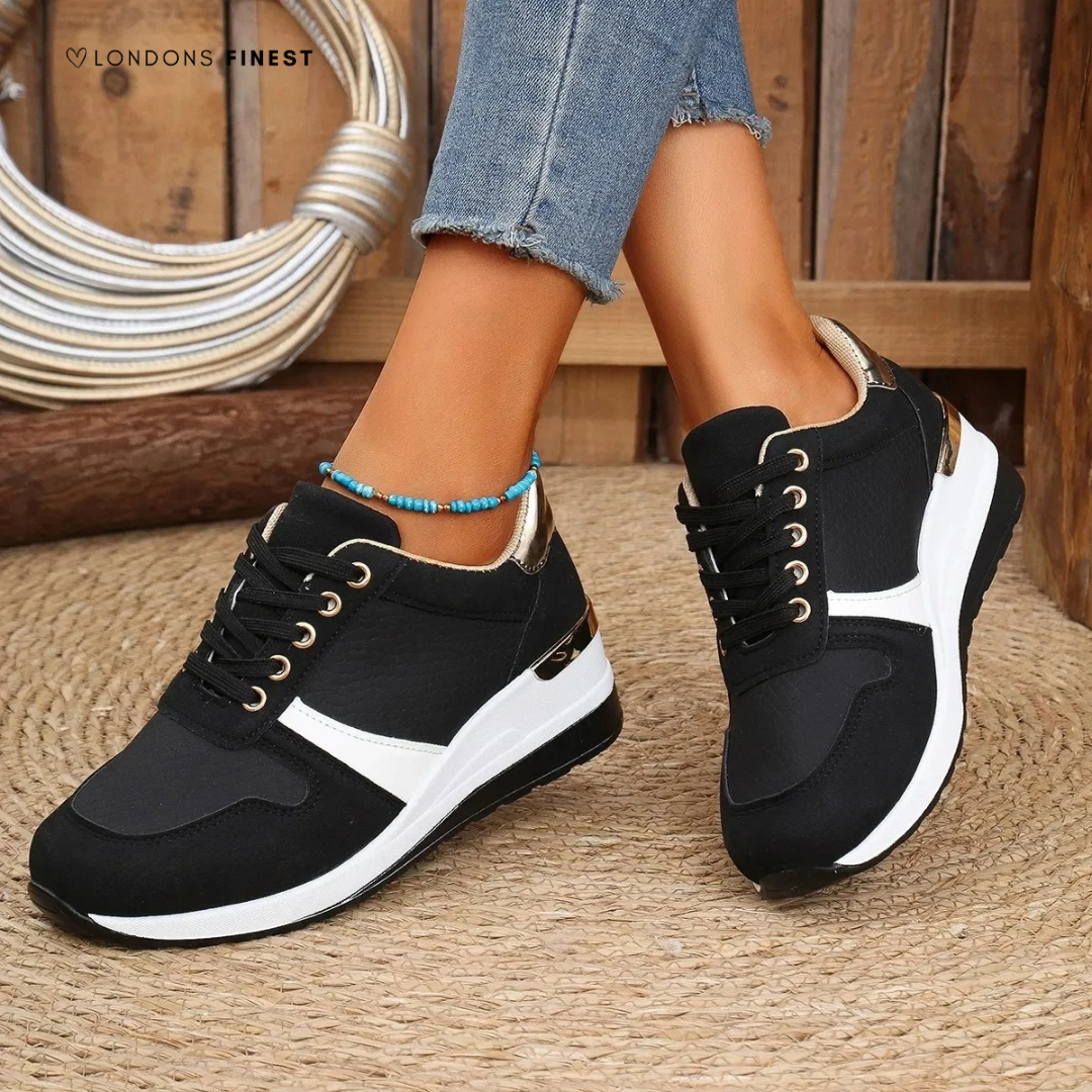 Women's comfort slip-on shoes in neutral tones with cushioned insole and lightweight supportive sole