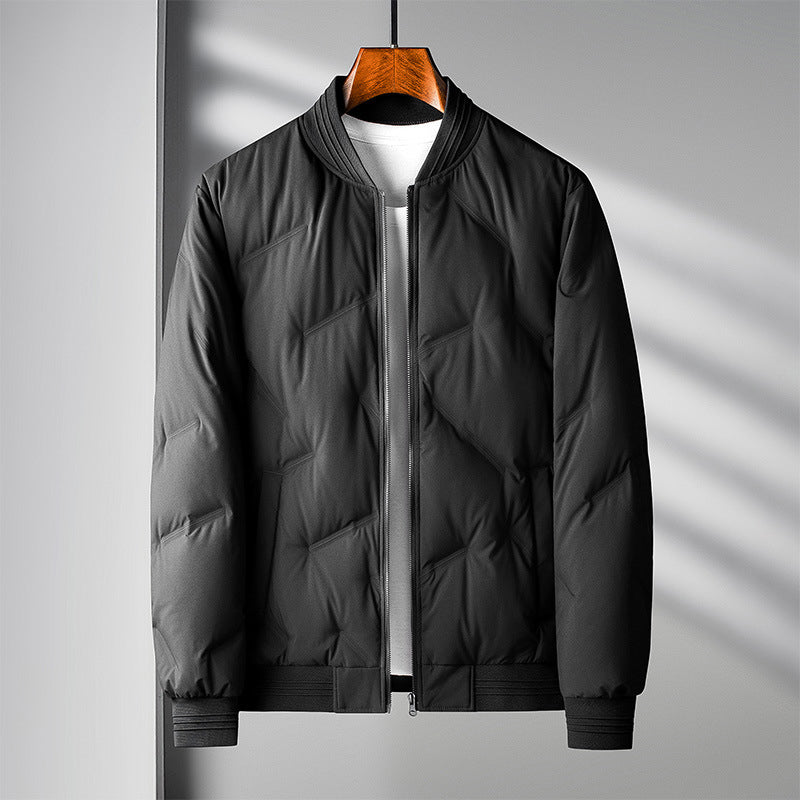 Unisex lightweight down jacket Roberto Russo premium insulation slim fit quilted winter coat