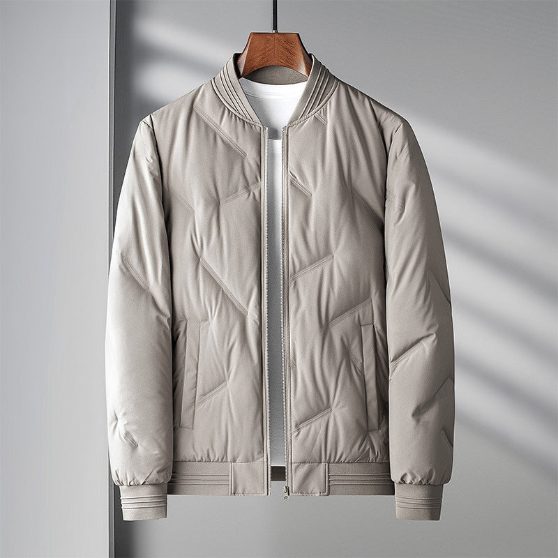 Roberto Russo unisex down jacket lightweight slim-fit with premium duck-down thermal insulation