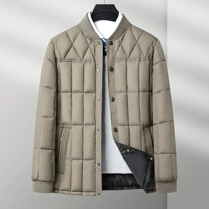 Landon quilted jacket in classic style with tailored fit, premium cotton padding and precision stitching