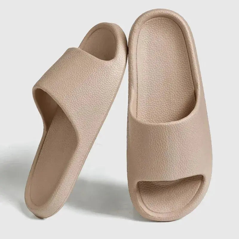 Women's lightweight EVA indoor slides with non-slip textured sole, cozy cushioned footwear for home