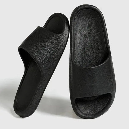 Women's lightweight EVA indoor slides with non-slip textured sole, soft cushioned footwear for home