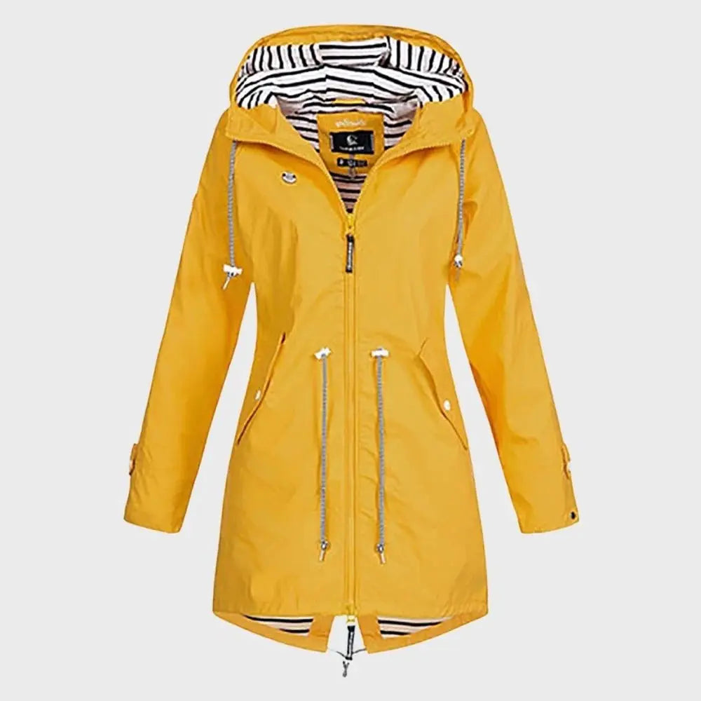 Elena | Women's Rain Jacket Long Waterproof with Hood for Weatherproof Style main image 0