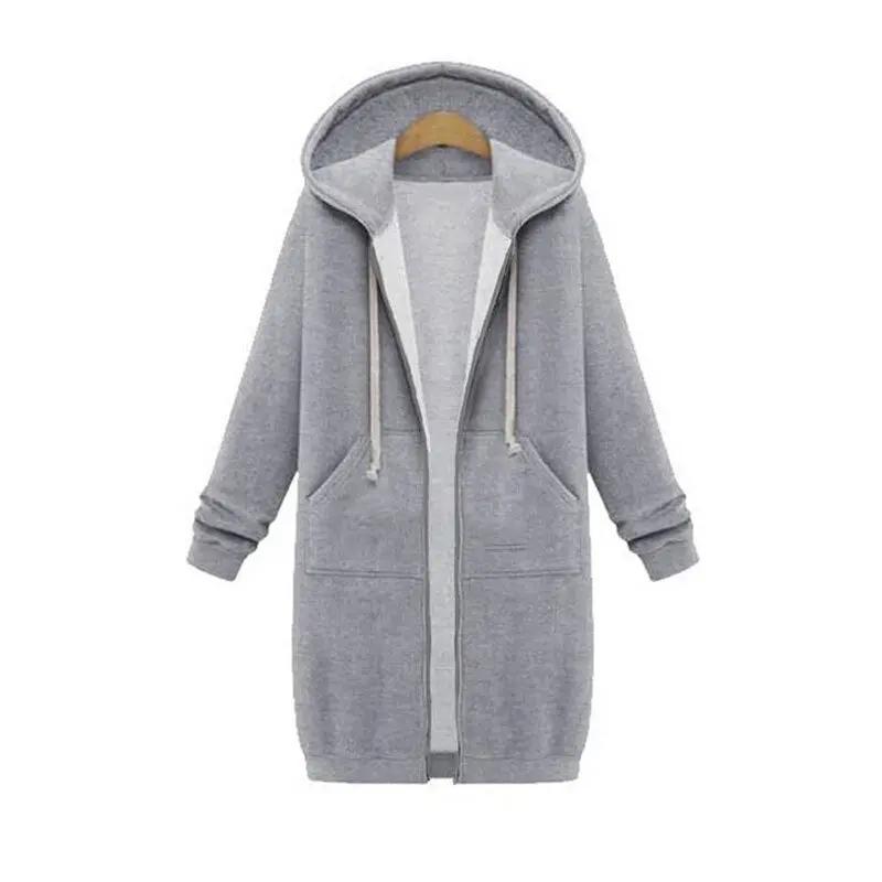 Women's longline zip hoodie cozy versatile layering essential with extended cut for everyday comfort