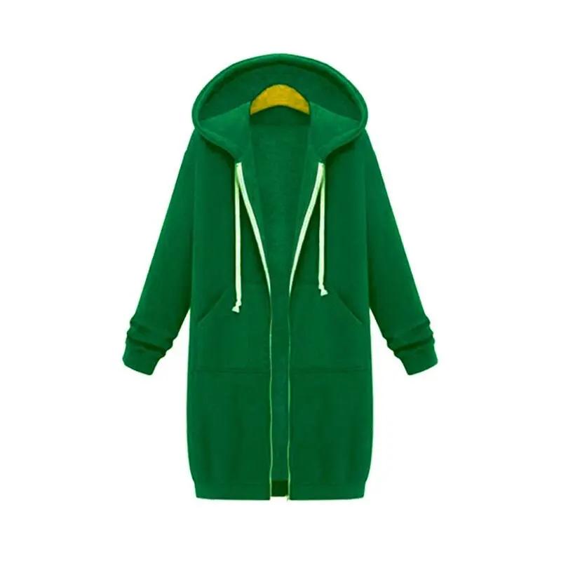 Women's longline zip hoodie cozy layering essential with extended cut for everyday comfort