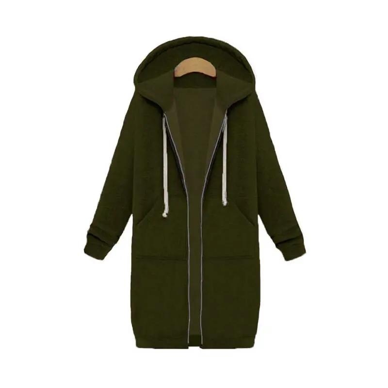 Women's longline zip hoodie cozy layering essential with extended cut for everyday comfort
