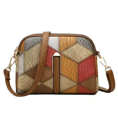 Wavlynn Gail compact crossbody bag geometric print vegan leather bold patterned chic everyday