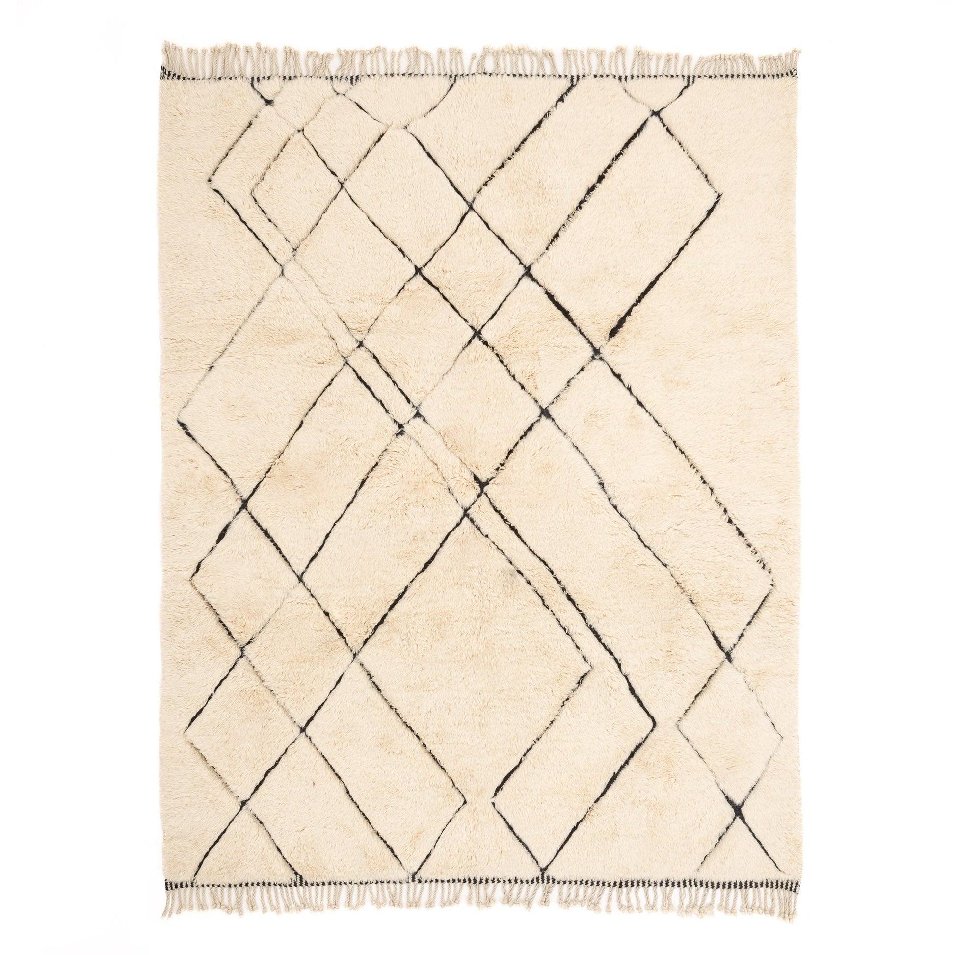 Tangle - Luxury Shag Moroccan Rug - Wavlynn