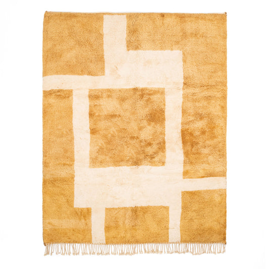 Sunlit Mosaic - luxury beni mrirt rug - Wavlynn
