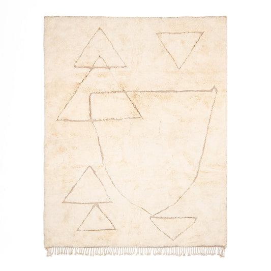 Serenity Peaks - Luxury Shag Moroccan Rug - Wavlynn