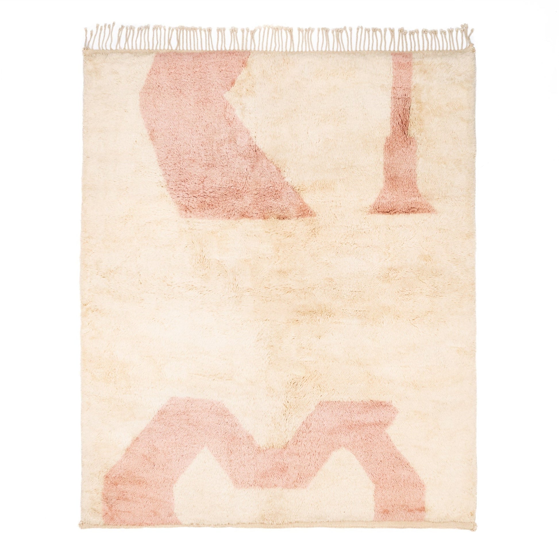 Soft Echoes - Luxury Shag Moroccan Rug - Wavlynn