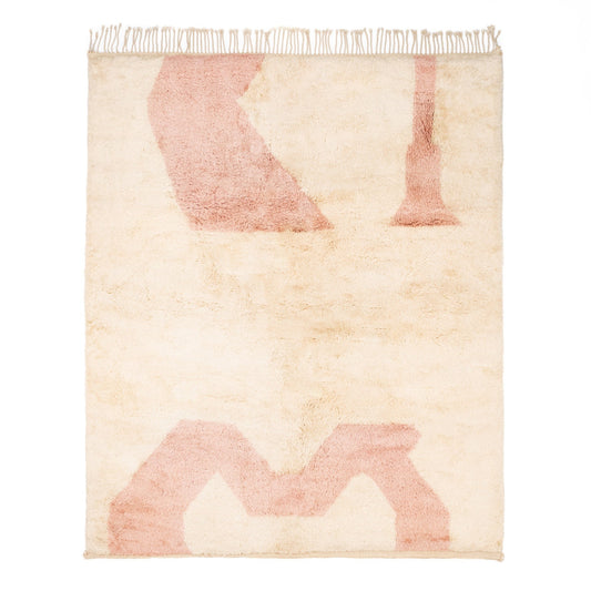 Soft Echoes - Luxury Shag Moroccan Rug - Wavlynn