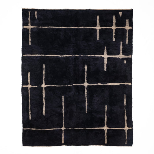 Heart Beat - Luxury Shag Moroccan Rug - Wavlynn