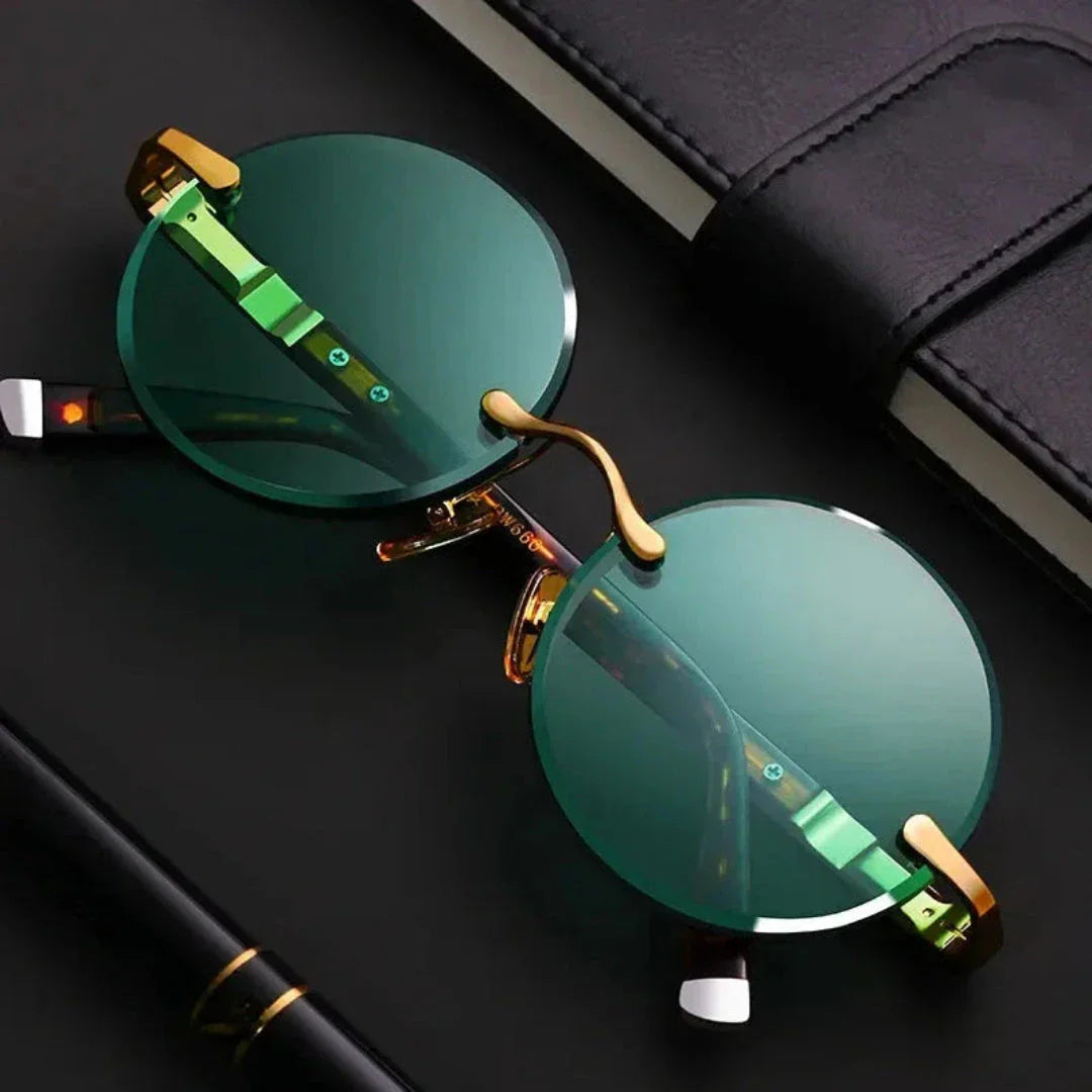 Mantis Rimless Round Sunglasses – Wavlynn