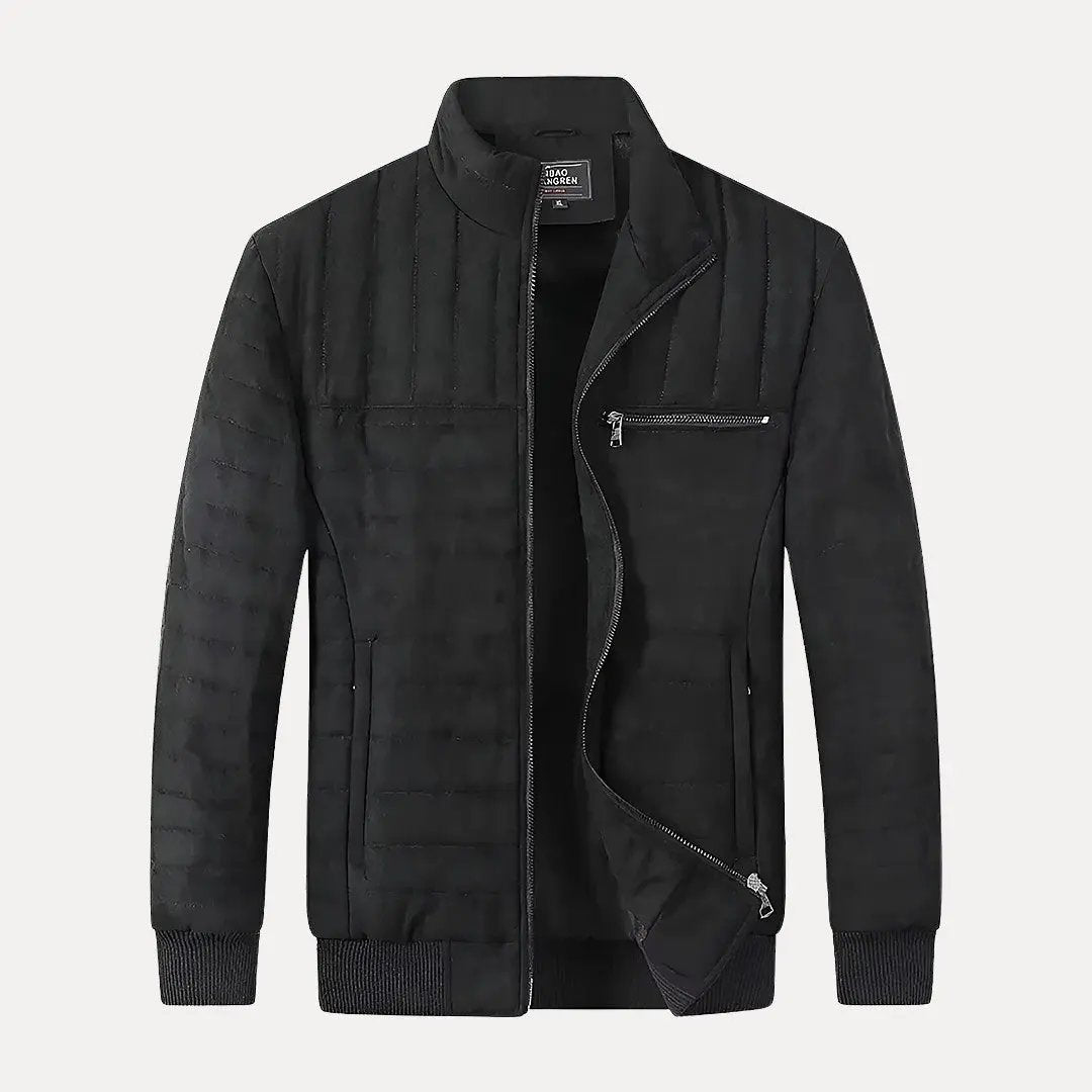 Marc Winter cotton-padded work jacket with thick padding, fleece interior, wear-resistant build for cold weather