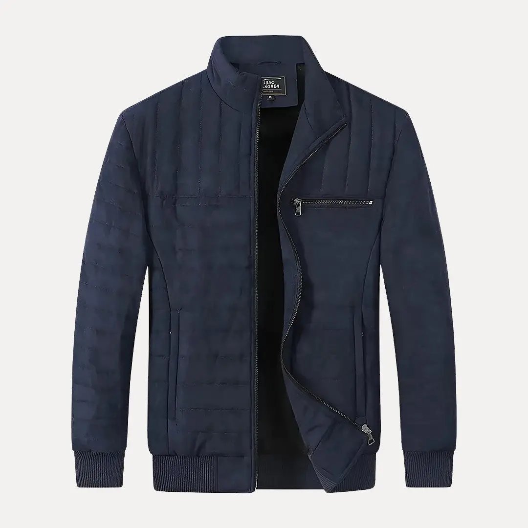 Marc Winter cotton-padded work jacket with thick padding, fleece interior, wear-resistant shell for cold weather