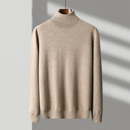 Mac merino wool turtleneck sweater with sleek silhouette, lightweight insulating knit for casual or formal wear