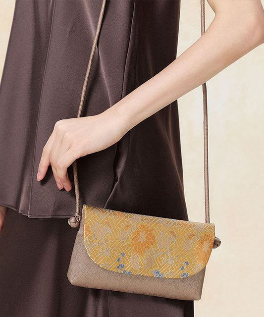 Nouveau sac à bandoulière polyvalent en soie de style chinois - Wavlynn