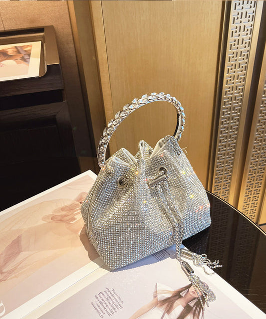 Sac à eau en métal pailleté et diamants fait main - Wavlynn