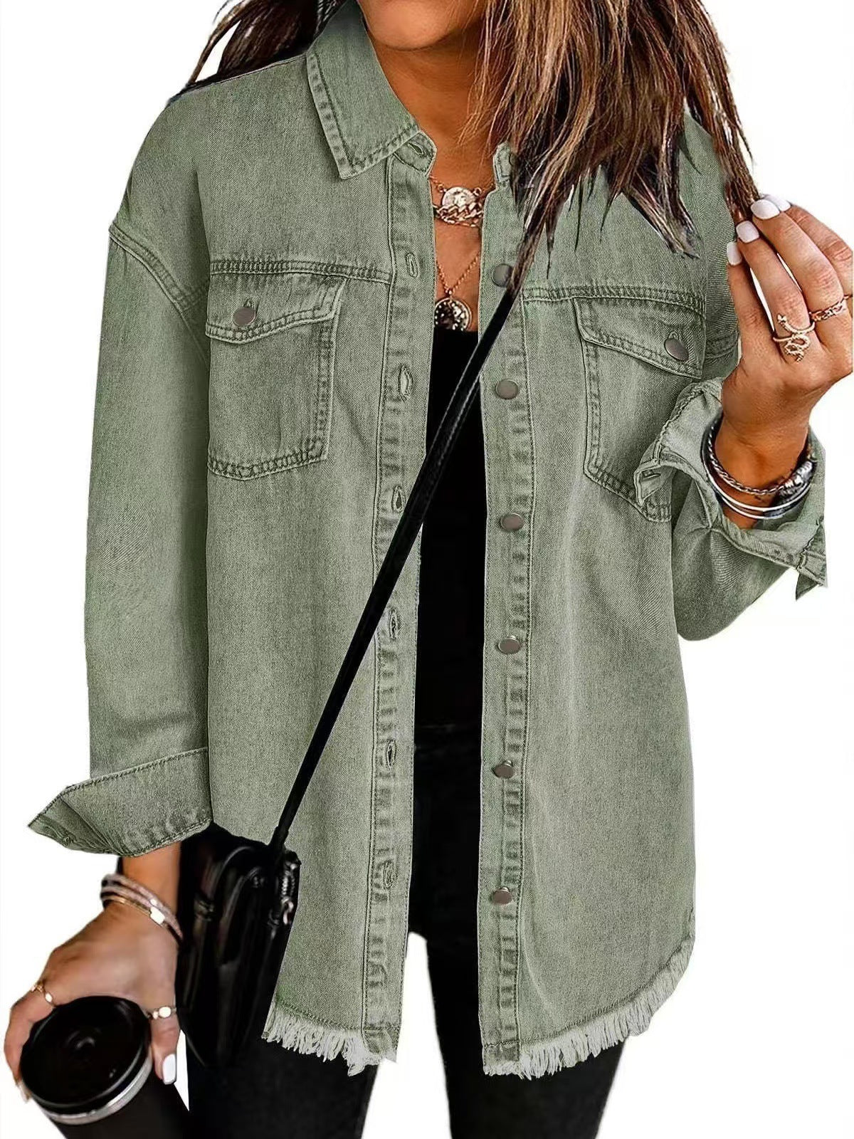 Madeline classic everyday blue denim jacket relaxed silhouette with timeless wash