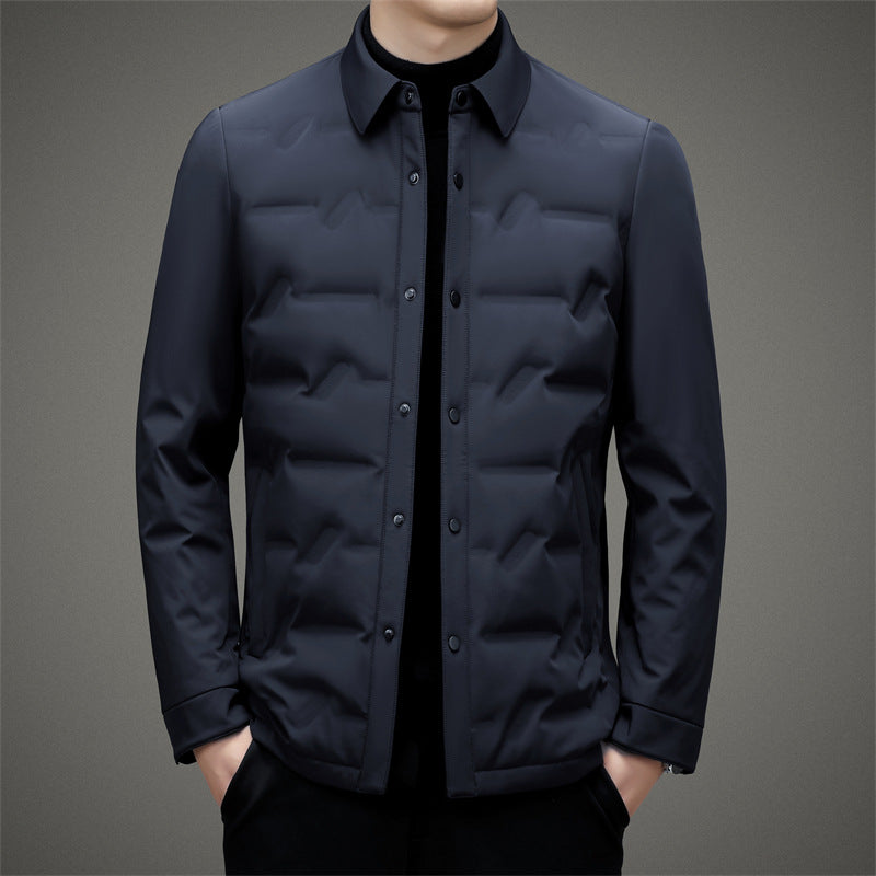 Men's quilted lightweight jacket tailored fit hip-length water-resistant outerwear Nordisk Flair