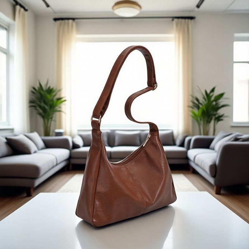 Wavlynn Judith vegan leather shoulder hobo bag slouchy silhouette with secure zip closure wide strap