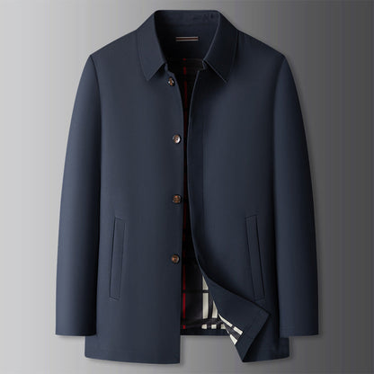 Jacobs Classic half-length water-resistant rain coat lightweight polyester gentleman's outerwear