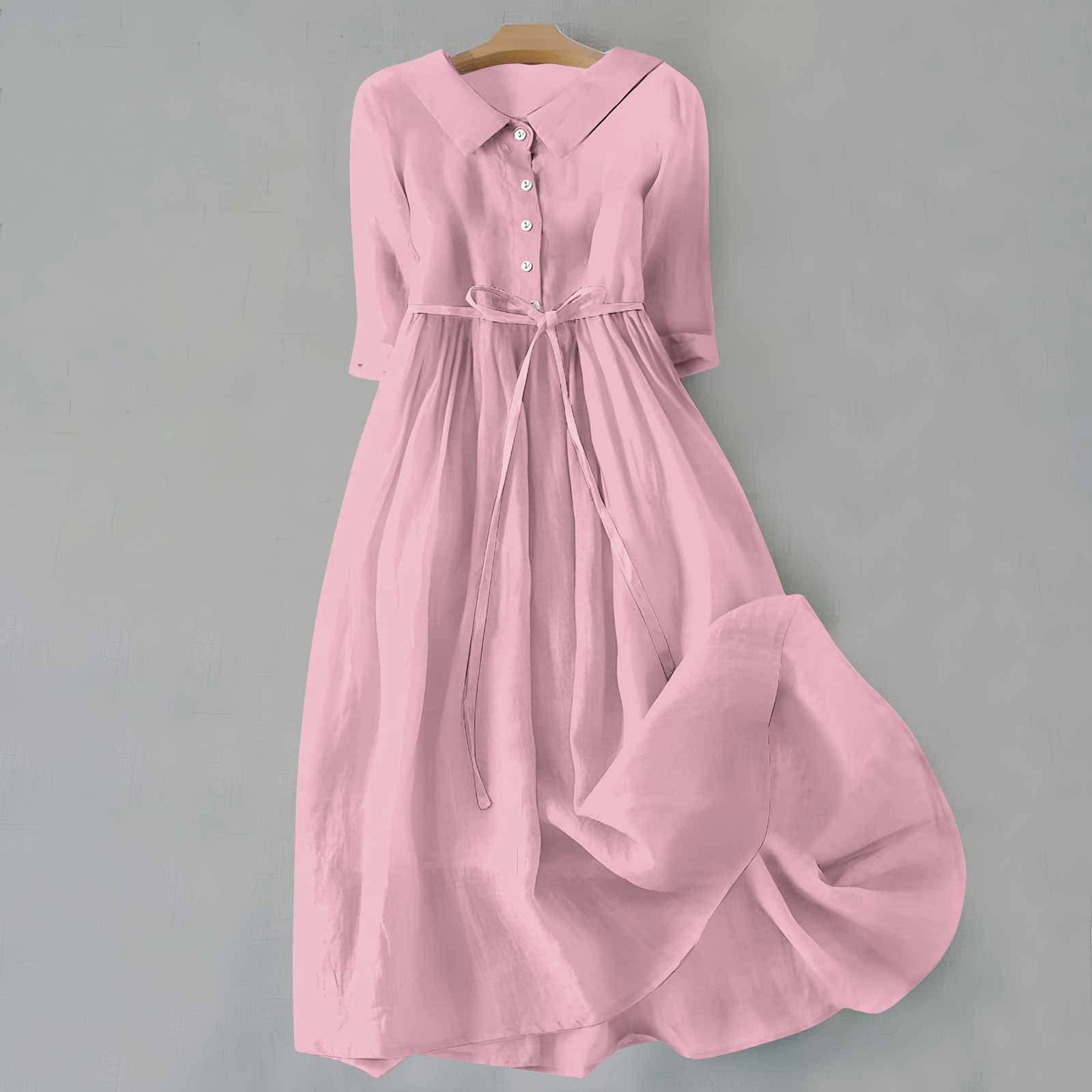 Tammie™ women's casual dress breathable soft fabric flattering cut timeless elegant style