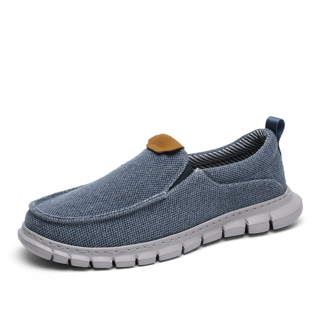 Oliver Casual Slip-Ons breathable mesh knit sneakers lightweight everyday shoes for men