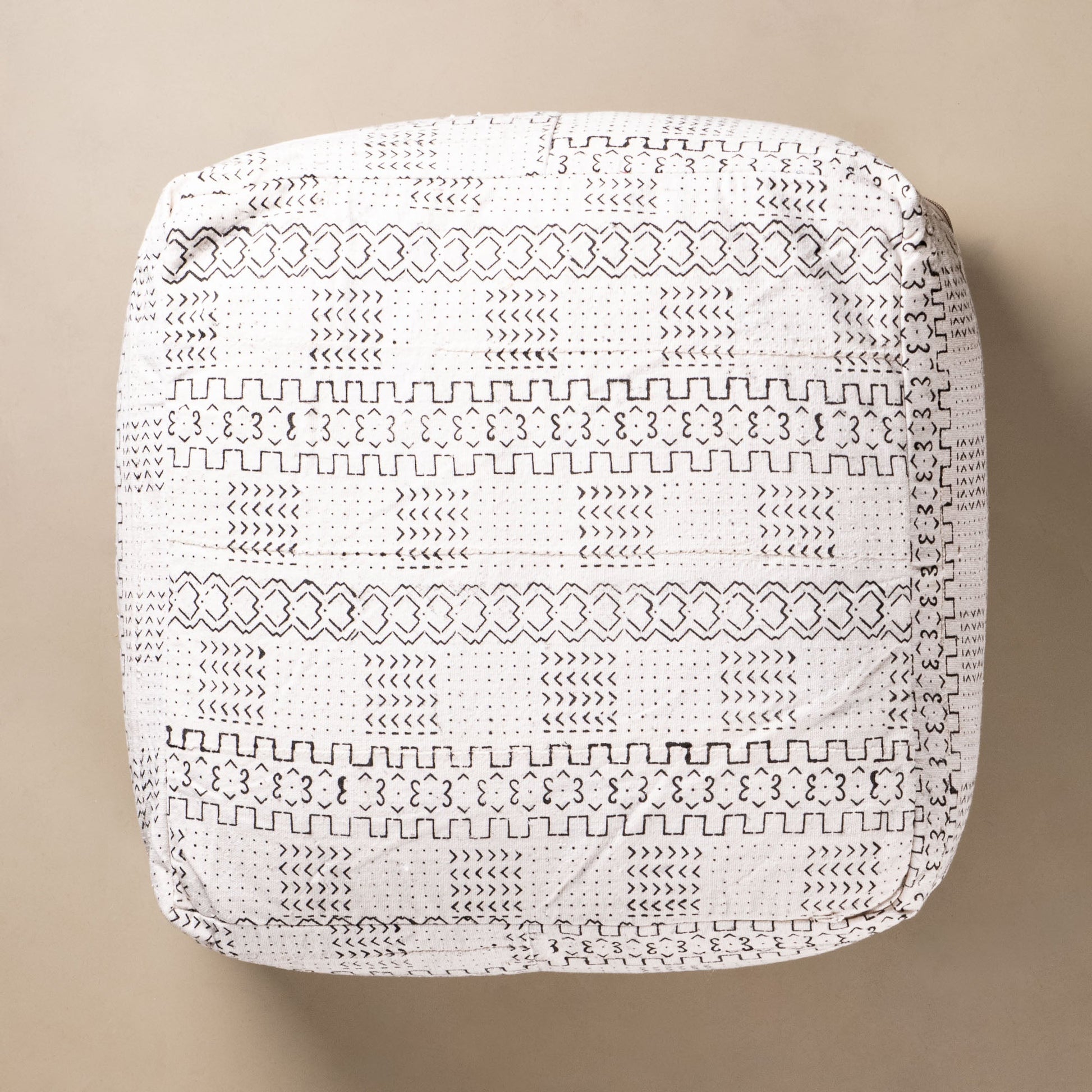 African tribal mudcloth Floor Pillow Cover - Wavlynn