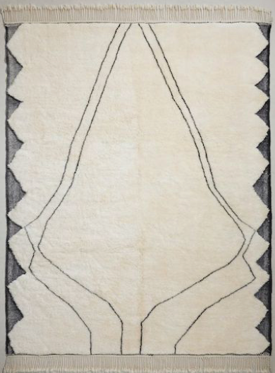 2nd Custom made Luxury Shag Moroccan Rug for mlkstudio.com - 9x12 - Wavlynn
