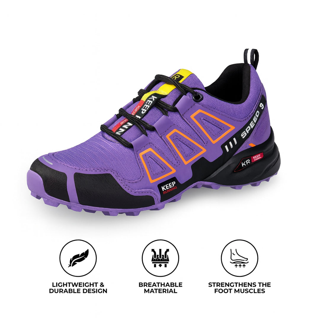 Unisex lightweight walking shoes with podiatry support, shock-absorbing cushioning, and all-day comfort design