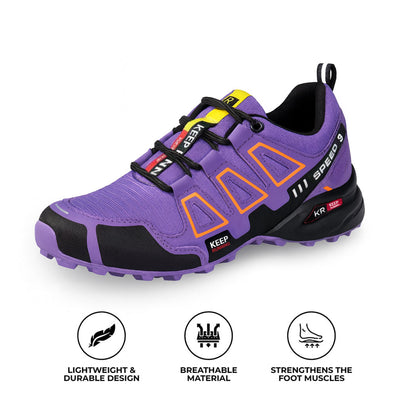 Unisex lightweight walking shoes with podiatry support, shock-absorbing cushioning, and all-day comfort design